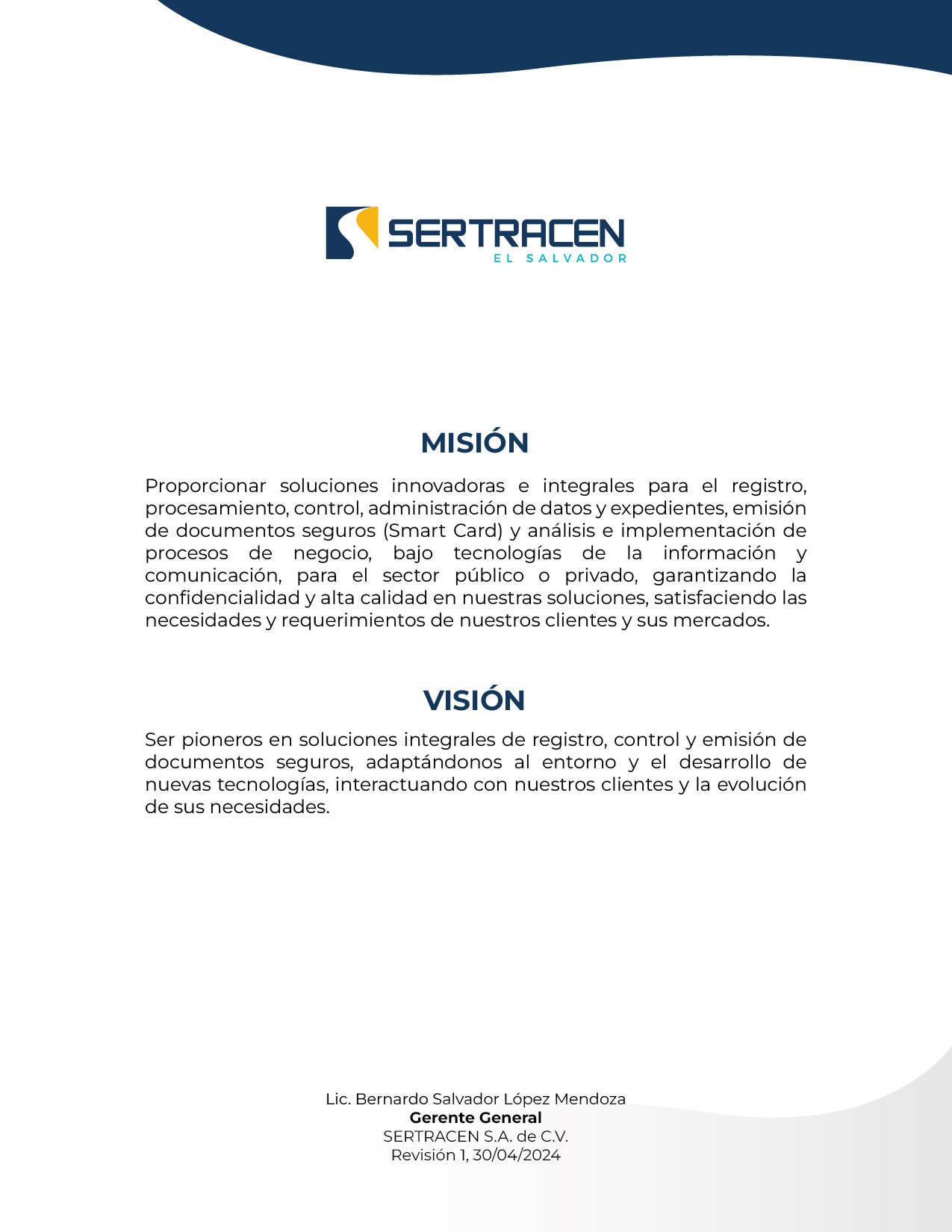 Mision Vision